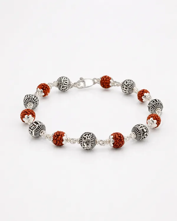 Rudraksh_Silver_Bracelet_925_Sterling_Silver_S_K_Jewellers_Default_Title