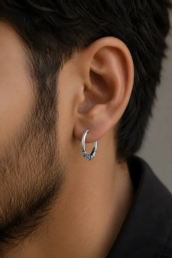 Premium_Quality_Silver_Bali_Stylish_Oxidized_Silver_Round_Earrings_Unisex_Default_Title