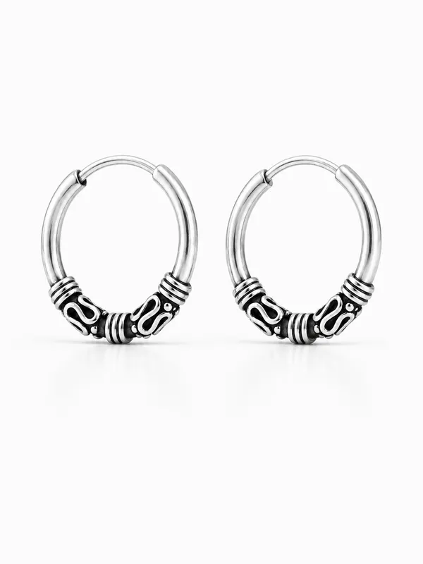 Premium_Quality_Silver_Bali_Stylish_Oxidized_Silver_Round_Earrings_Unisex_Default_Title