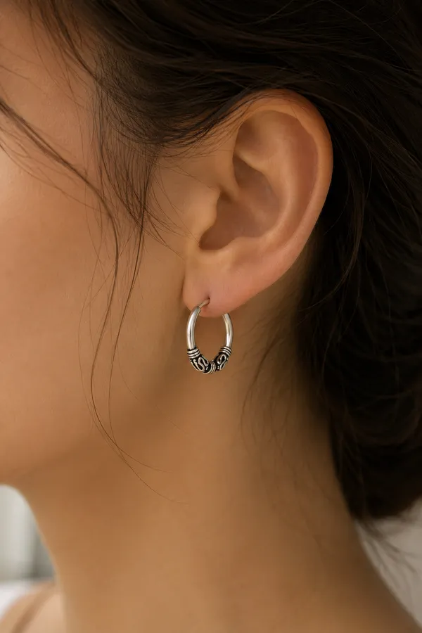 Premium_Quality_Silver_Bali_Stylish_Oxidized_Silver_Round_Earrings_Unisex_Default_Title