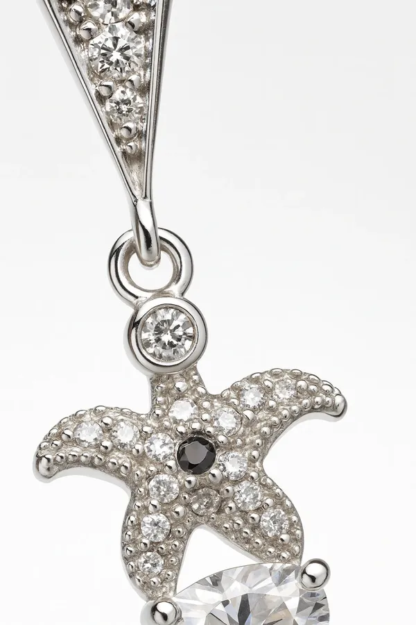 Silver_Earrings_Starfish_Cascade_Clear_Stone_Elegance_Default_Title