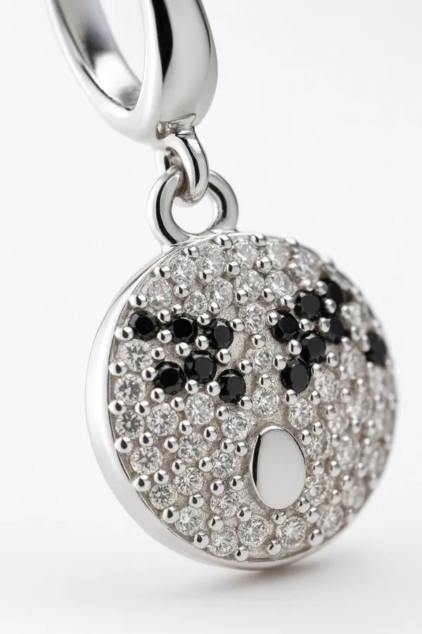 Silver_Earrings_Monochrome_Mosaic_Clear_Stone_Drop_Default_Title