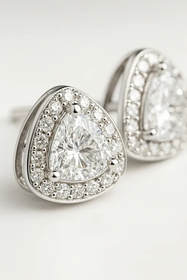 Silver_Earrings_Trilliant_Halo_Clear_Stone_Studs_Default_Title