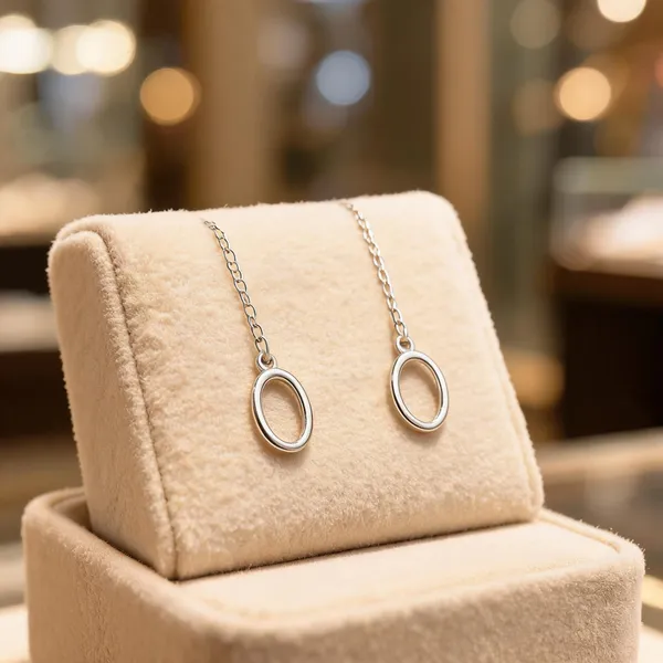 925_Sterling_Silver_Oval_Drop_Earring_For_Women