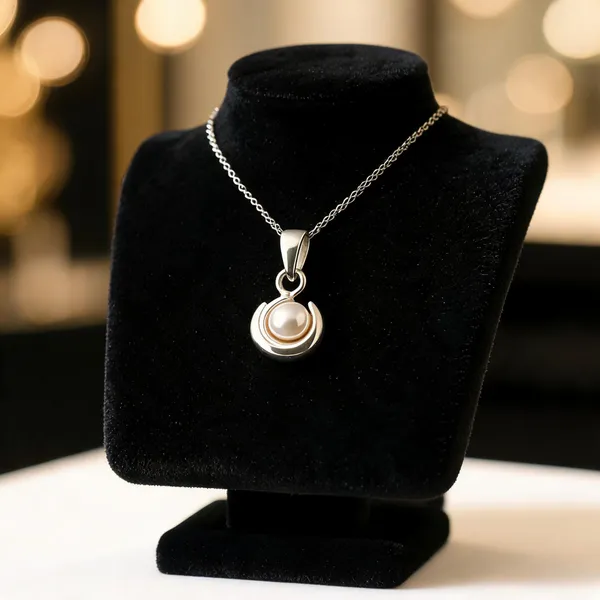 Handcrafted_Silver_Chand_Pearl_Pendant_For_Women_And_Men