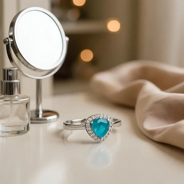 925_Silver_Aquamarine_Halo_Rings_A_Symbol_Of_Calm_Clarity_For_Women
