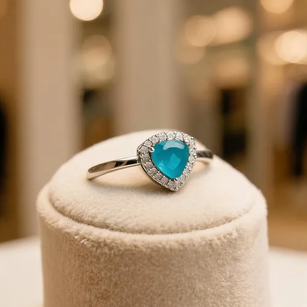 925_Silver_Aquamarine_Halo_Rings_A_Symbol_Of_Calm_Clarity_For_Women
