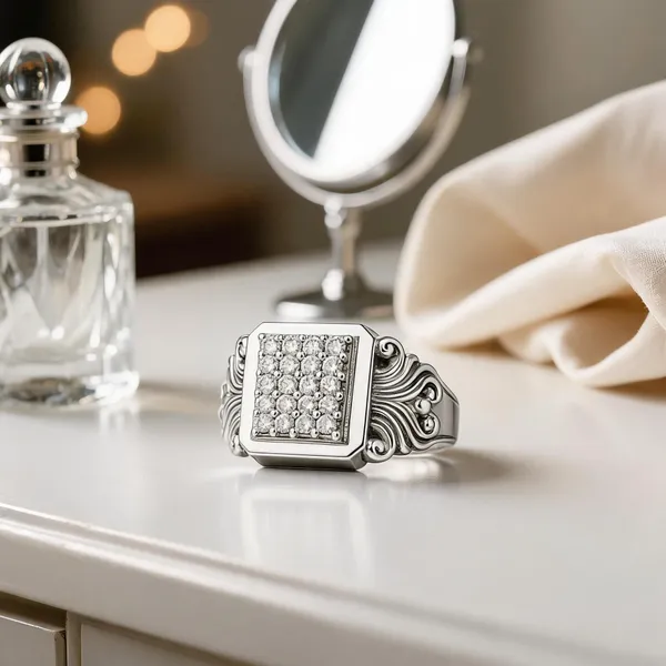 Celestial_Heirloom_Diamond_Rings_In_Sculpted_Silver_Pav_Symphony