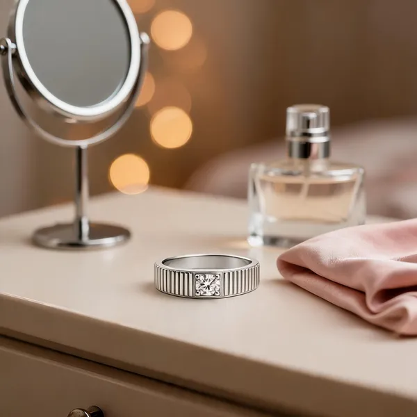Vanguard_Crest_Solitaire_Diamond_Rings_In_Textured_Sterling_Silver_Power