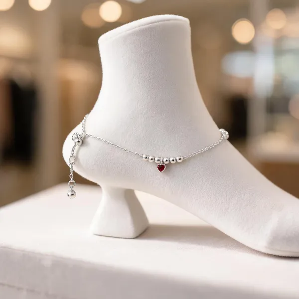 Crimson_Heartbeat_Beaded_Silver_Anklet_A_Delicate_Promise_In_Every_Step_Pair