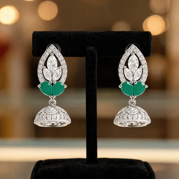 Whispering_Elegance_Mesmeric_Oxidised_Silver_Gem_Drop_Earrings