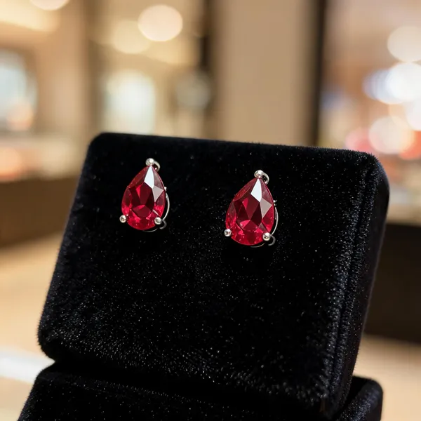 Radiant_Allure_Luxurious_Ruby_Oxidised_Silver_Stud_Earrings