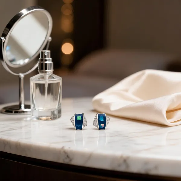 Azure_Dream_Captivating_Blue_Stone_Oxidised_Silver_Stud_Earrings