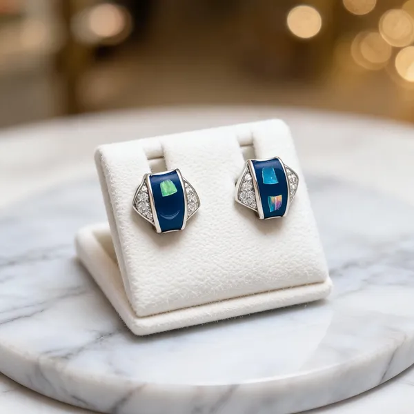 Azure_Dream_Captivating_Blue_Stone_Oxidised_Silver_Stud_Earrings