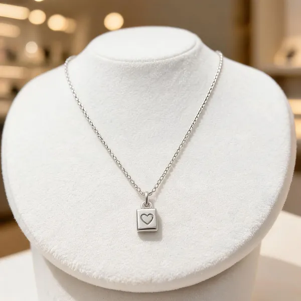 Eternal_Love_Heartfelt_Silver_Pendant_Of_Necklace