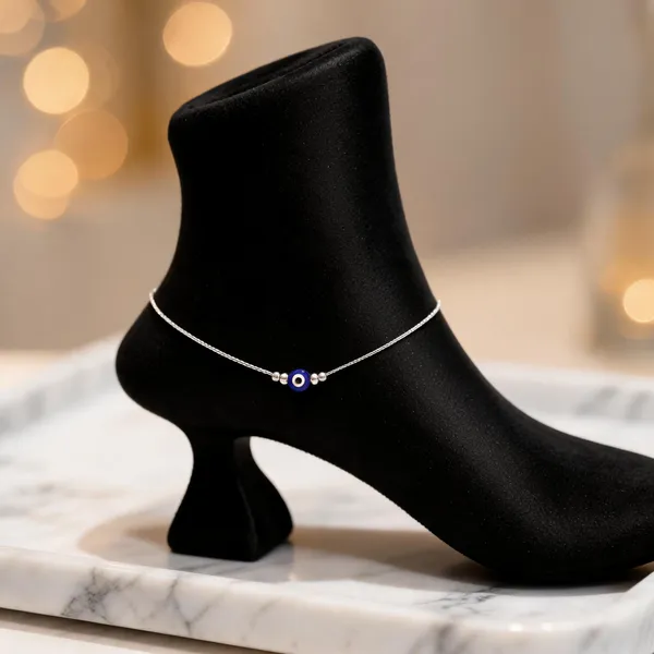 Whispering_Grace_Black_Beaded_Silver_Anklets_For_Radiant_Steps_Single