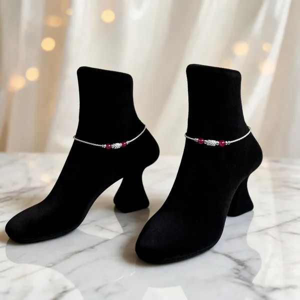 Divine_Enchantment_Ruby_Luster_In_Sterling_Silver_Anklet_Pair