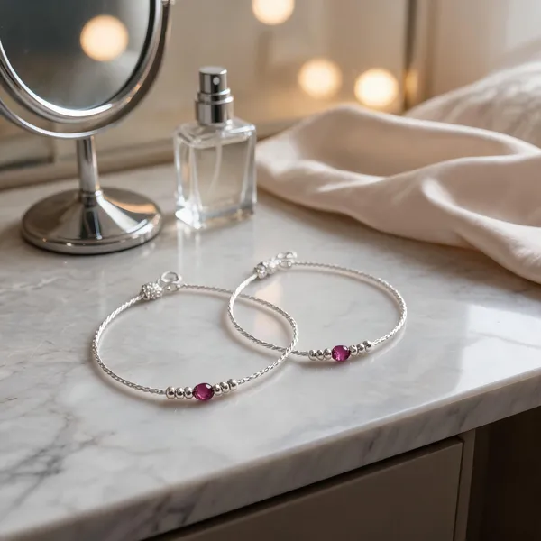 Mystic_Dusk_Silver_Anklet_With_Exquisite_Ruby_Beads_Pair