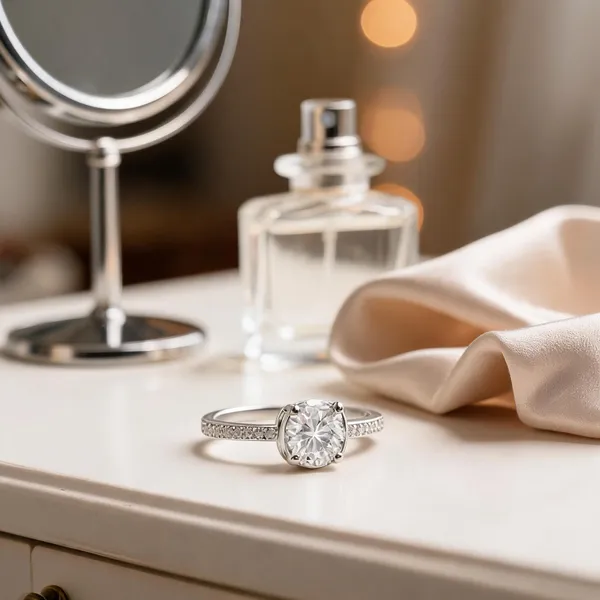 Diamond_Rings_Cushion_Cut_Heirloom_Solitaire_With_Pave_Band