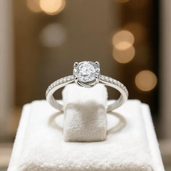 Diamond_Rings_Cushion_Cut_Heirloom_Solitaire_With_Pave_Band