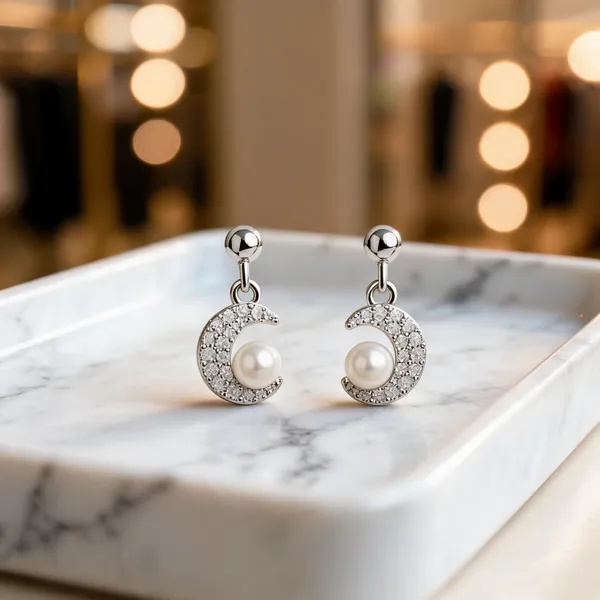 Silver_Earrings_Moonlit_Pearl_Crescent_Design