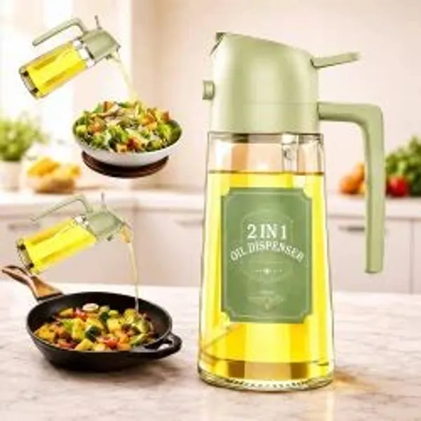 Plastic_Oil_Dispenser_,Green_500ml