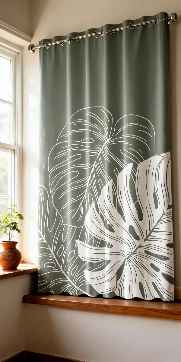 Green_Blackout_Fabric_Curtain_For_Home_Decor