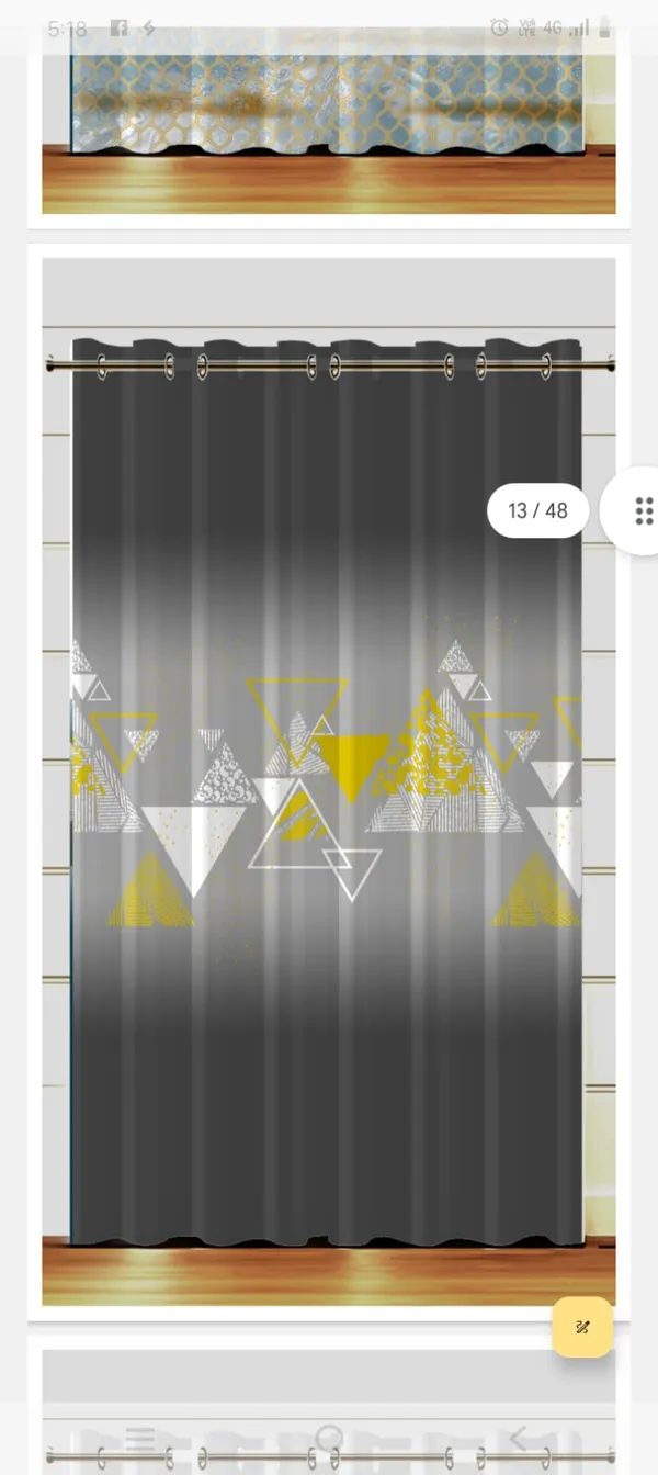 Grey_Blackout_Fabric_Curtain_For_Home_Decor