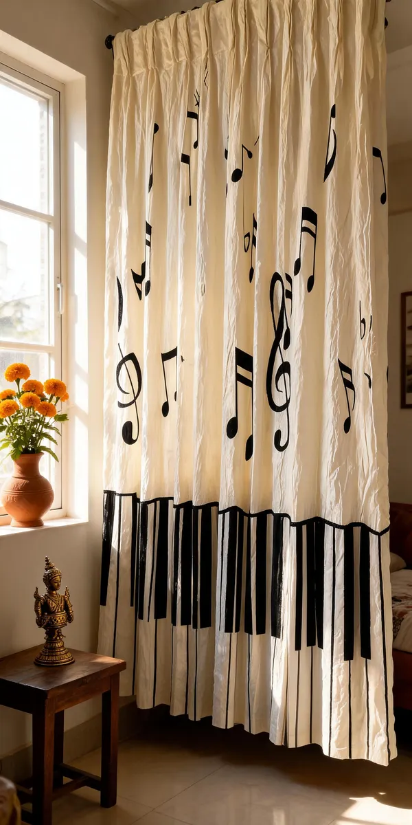 Cream_Long_Crush_Fabric_Curtain_For_Home_Decor