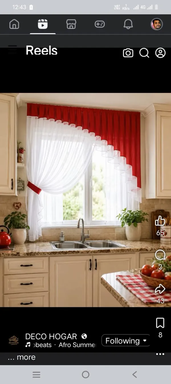 Red_Net_Fabric_Curtain_For_Home_Decor