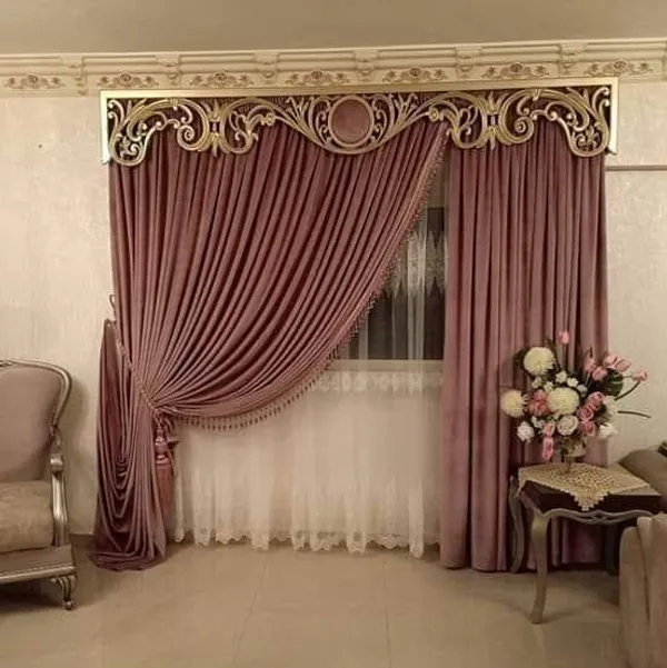 Mauve_Knitted_Fabric_Curtain_For_Home_Decor
