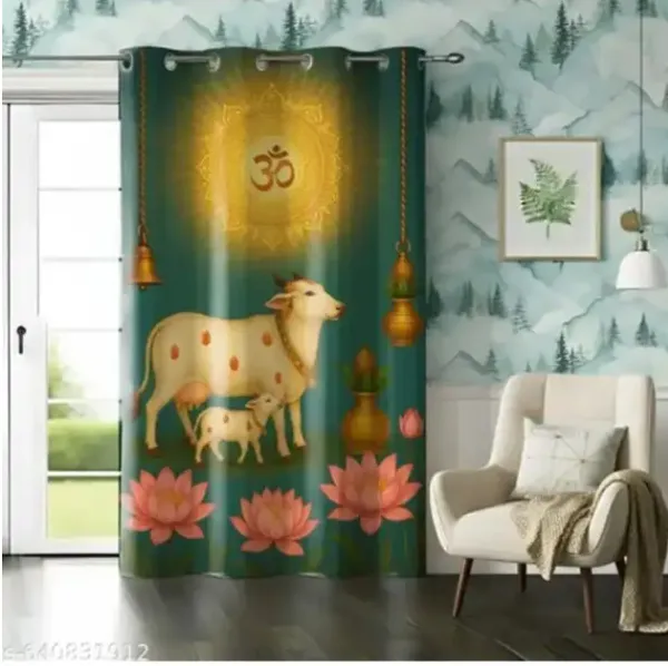 Green_Long_Crush_Fabric_Curtain_For_Home_Decor