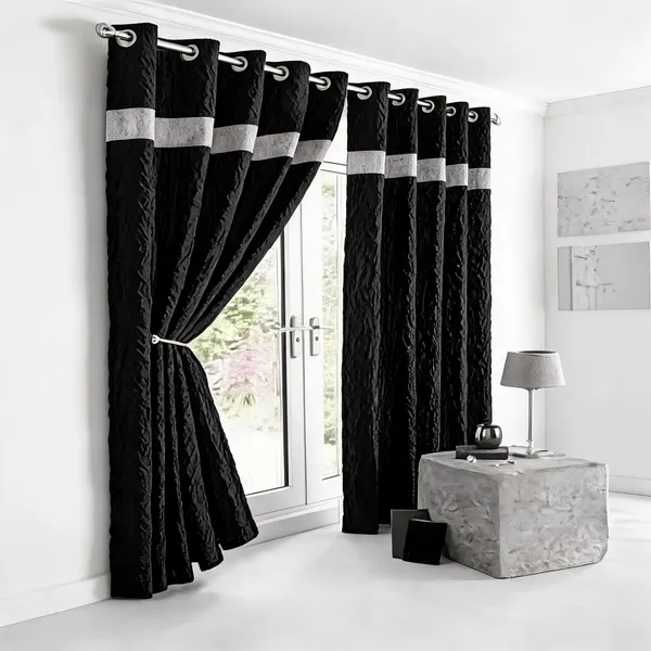 Black_Long_Crush_Fabric_Curtain_For_Home_Decor