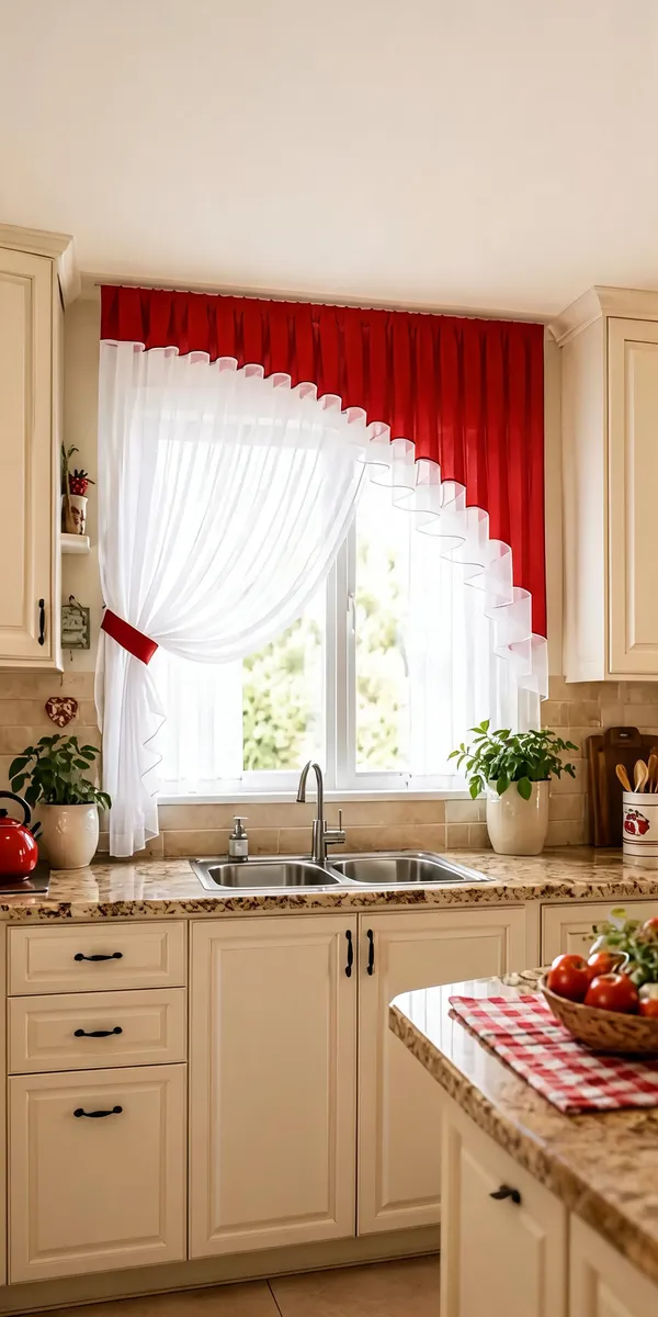 Red_Net_Fabric_Curtain_For_Home_Decor
