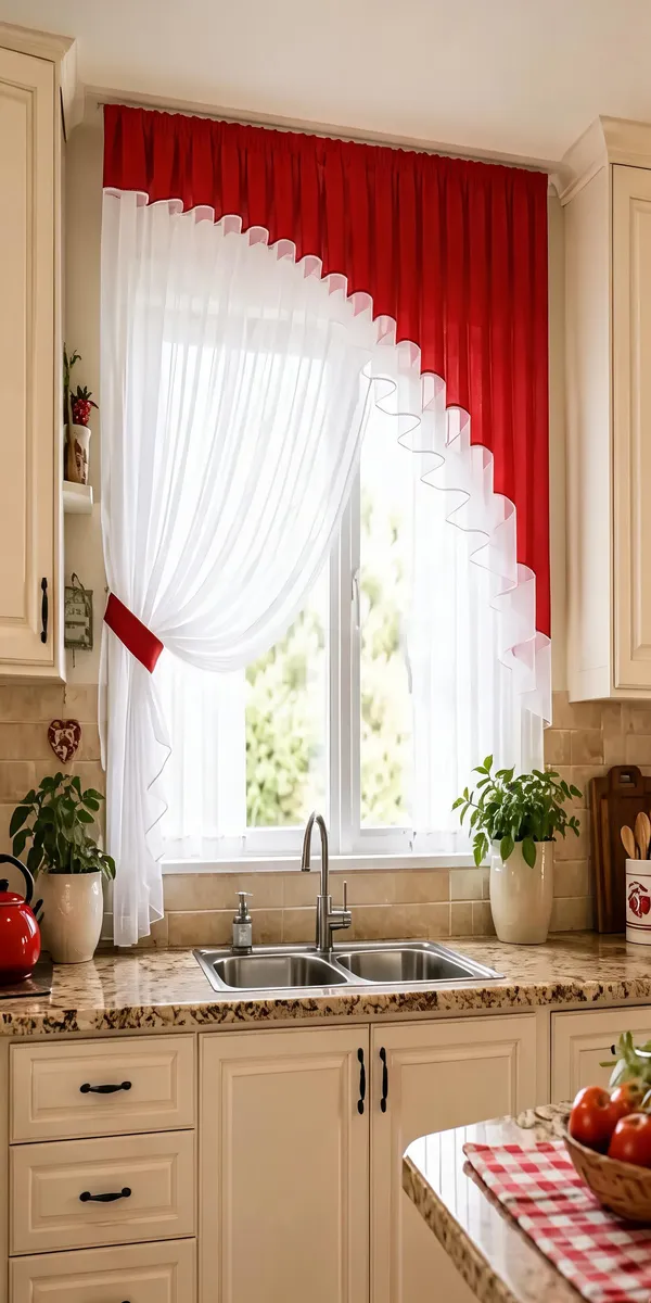 Red_Net_Fabric_Curtain_For_Home_Decor