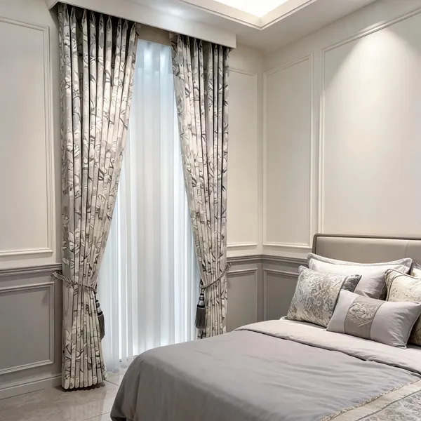 Grey_Jute_3_Plate_Curtain_For_Home_Decor