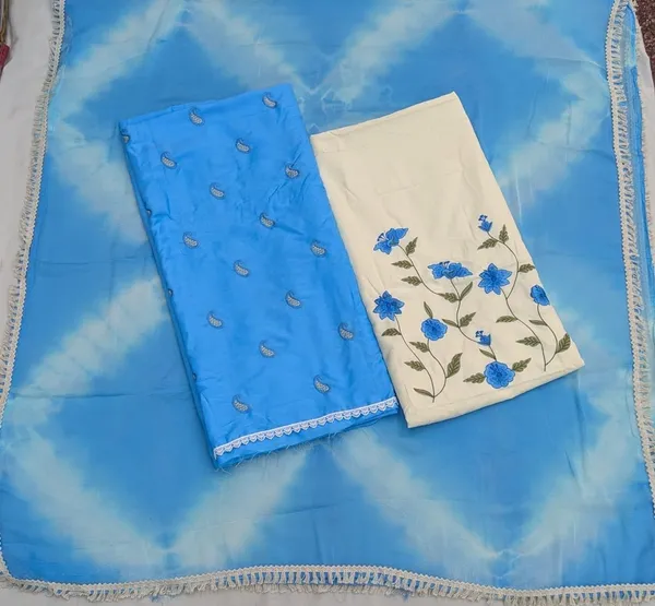 Blue_Rayon_Unstiched_Suit_Set_For_Women