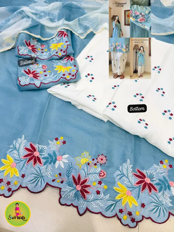 Aqua_Rayon_Unstiched_Suit_Set_For_Women