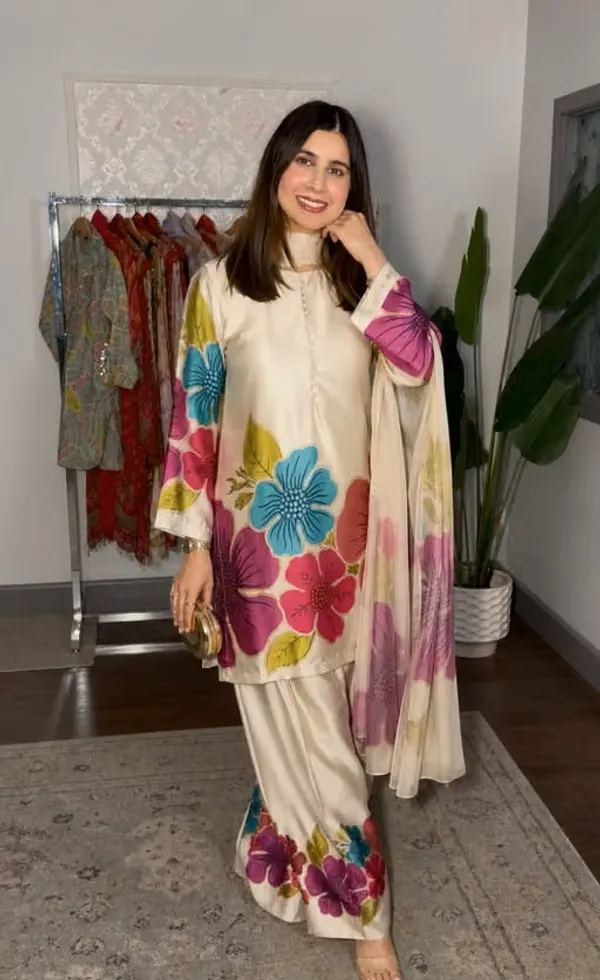 Cream_Cotton_Silk_Unstiched_Suit_Set_For_Women