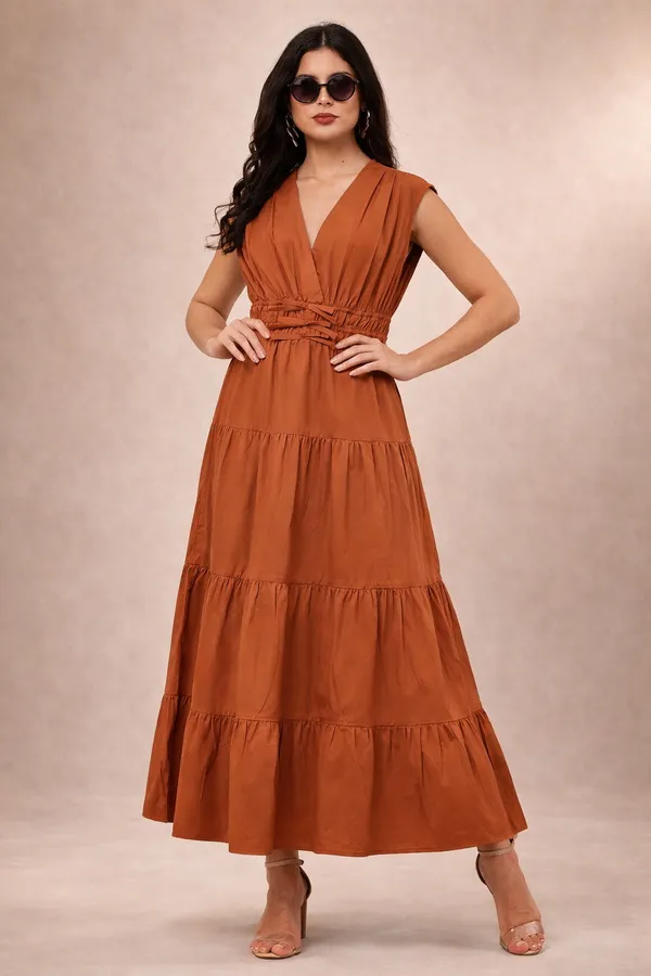 Rust_Cotton_Sleeveless_Tiered_Maxi_Dress_For_Women