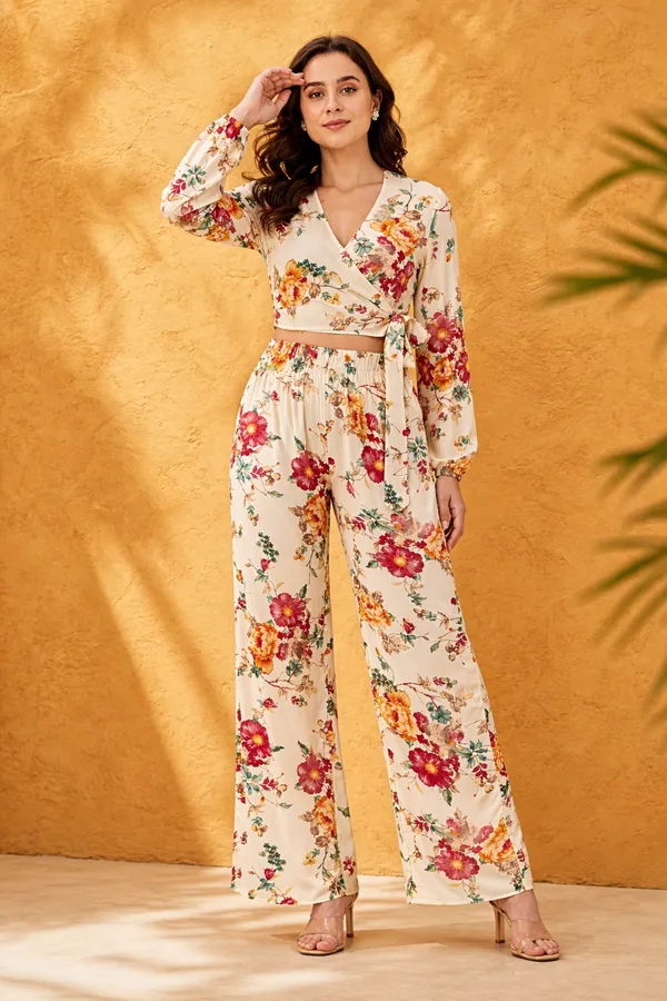Cream_Rayon_Viscose_Floral_Print_Co_Ord_Set_For_Women