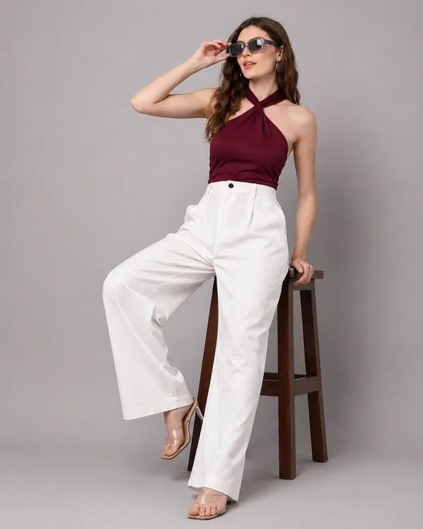 White_Cotton_Wide_Leg_Trousers_For_Women