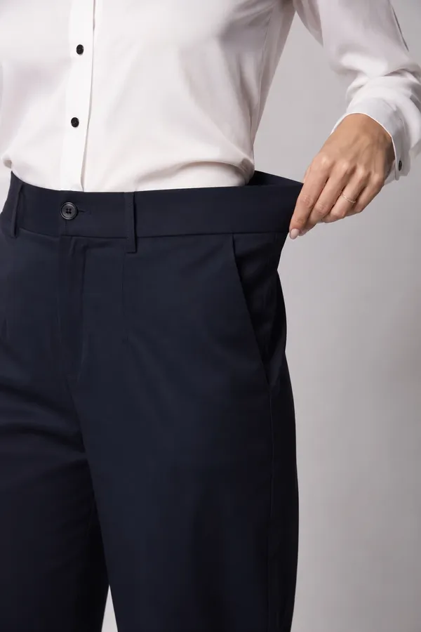 Navy_Blue_Cotton_Blend_Wide_Leg_Trousers_For_Women