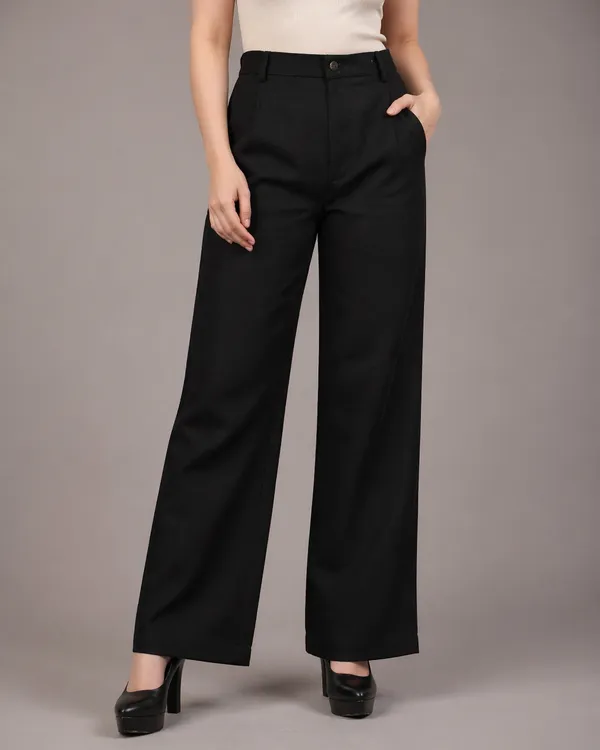 Black_Cotton_High_Waist_Wide_Leg_Trousers_For_Women
