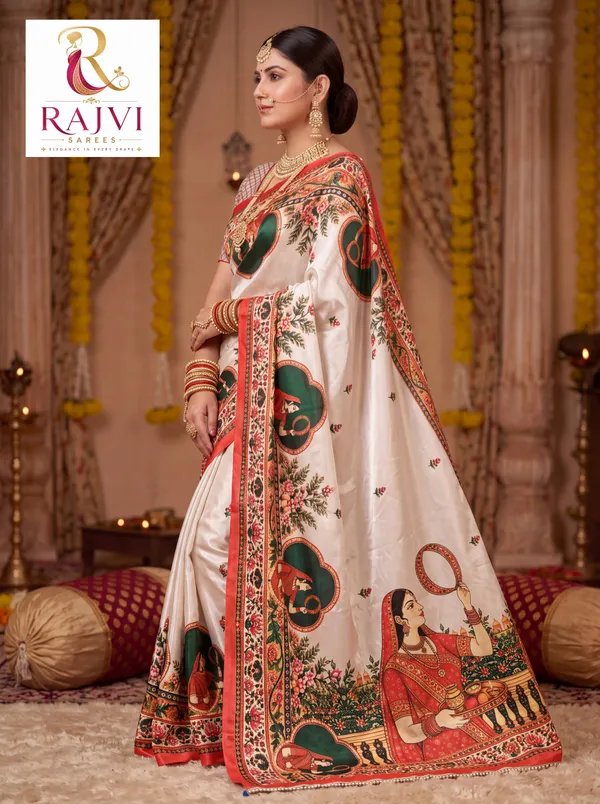 Multi_Color_Best_Quality_Chinon_Karva_Choth_Saree