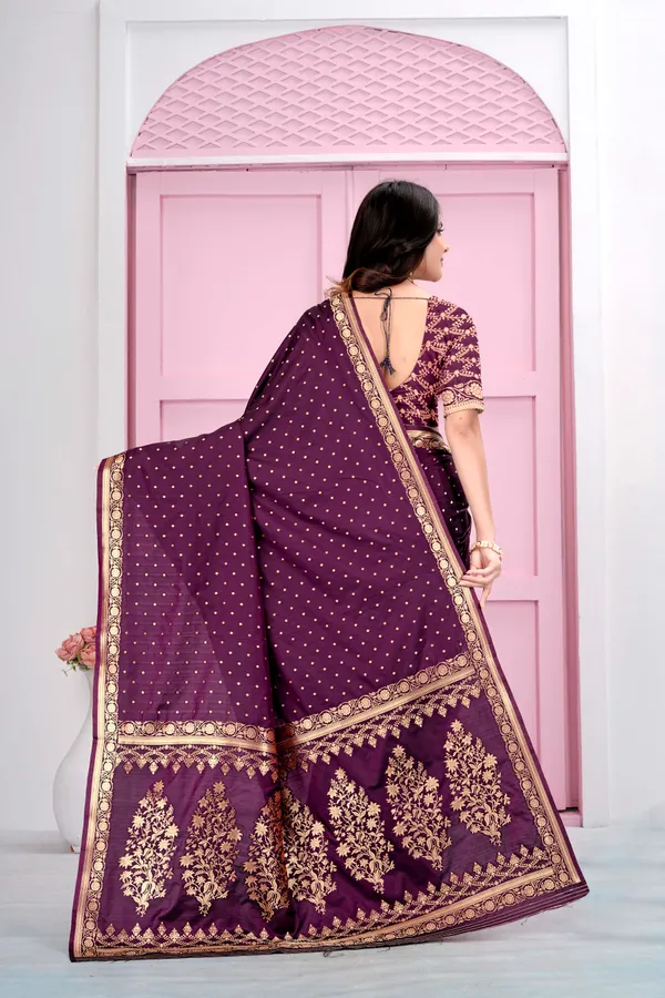 Purple_Jacquard_Silk_Sarees
