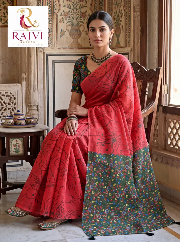 Red_And_Green_Machiing_Official_Lilan_Saree