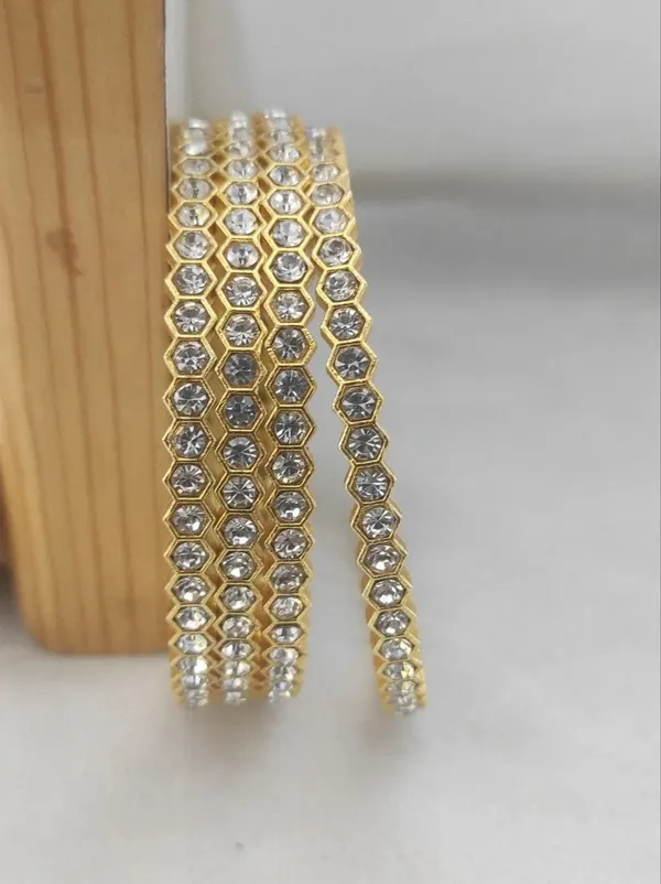 Gold_Tone_Metal_Hexagonal_Stone_Bangles_for_Women