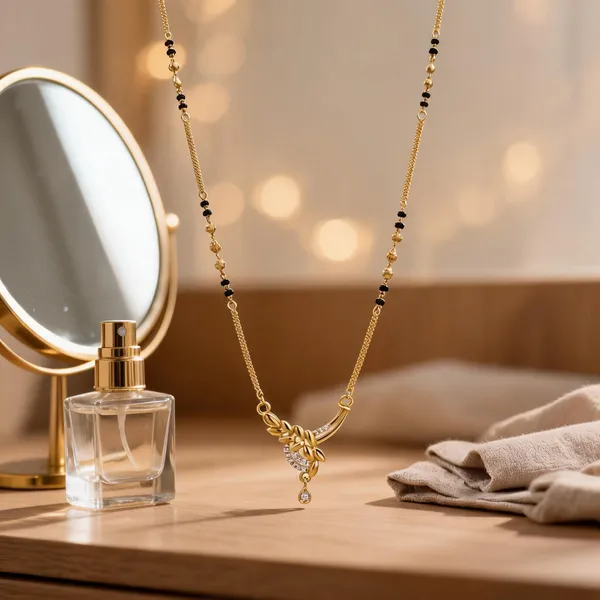 Gold_Brass_Black_Beaded_Mangalsutra_Necklace_For_Women