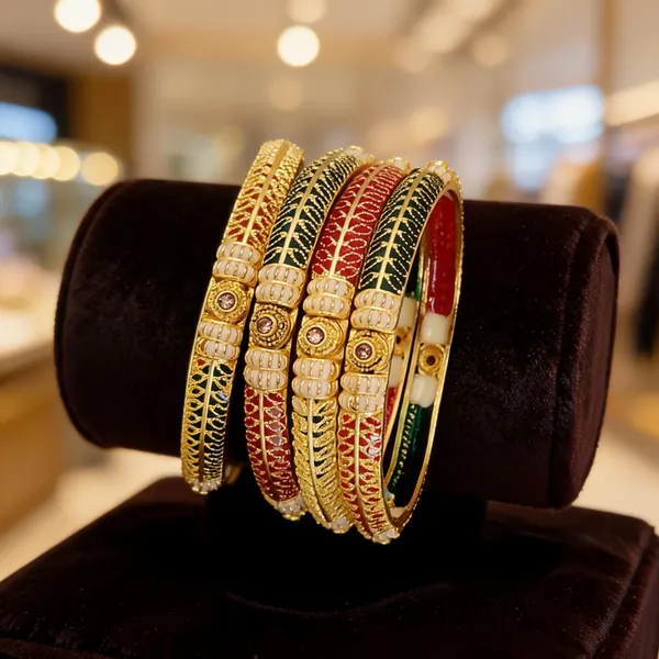 Gold_Brass_Multicolour_Embellished_Bangles_Set_Pack_Of_2